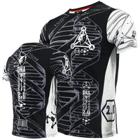 Load image into Gallery viewer, Thailand 2026 Rash Guard Shirt Muay Thai Training 3D Sport Quick-dry Breathable Men Plus-size shirt Street Fitness Boxing Jiu-jitsu Team Uniform Short-sleeve xxs-xxxL Please use Size Chart