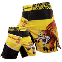 Load image into Gallery viewer, Thailand MMA Shorts Tiger Muay Thai Pants for Men Women Kids Kickboxing Boxing Training Trunks Fitness Gym Mixed Martial Arts Jiu-Jitsu Fight Wear Size XXS-XL Please use size chart