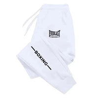 Load image into Gallery viewer, 2026 EVERLAST Men's Printed Fleece Running Pants Casual Sports Fitness Jogging Trousers Elastic Waist Ankle-Length Polyester
