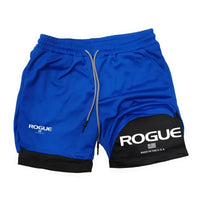 Load image into Gallery viewer, Rogue Gyms Men's Sports Shorts  Four Seasons Sportswear 2-in-1  Double Layer Tight Shorts  Sports Shorts