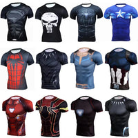 Load image into Gallery viewer, Men'S MMA Rashguard Bjj Gi Sports T-Shirt 3d Printed Quick Drying Short Sleeved Training And Fitness Sportswear Top Size XXS- 6XL