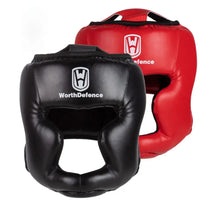Load image into Gallery viewer, WOSWEIR-Kick Boxing Helmet PU Karate Muay Thai Guantes De Boxeo Free Fight MMA  Men Women Training 2-Sizes, Adult size and Kid size Equipment
