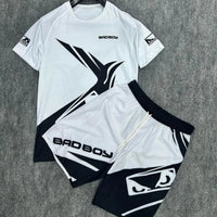 Load image into Gallery viewer, New Fighting Competition Jersey Fans Breathable T-shirt &amp; Shorts Men's and Women's Casual Round Neck Short Sleeve Boxing Top, MMA BJJ