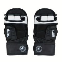 Load image into Gallery viewer, Professional MMA Half-Finger Fighting Boxing Gloves Thickened Sanda Free Fighting Mixed Martial Arts Training Gloves