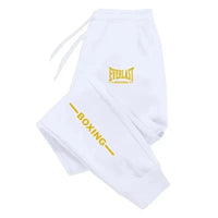 Load image into Gallery viewer, 2026 EVERLAST Men's Printed Fleece Running Pants Casual Sports Fitness Jogging Trousers Elastic Waist Ankle-Length Polyester