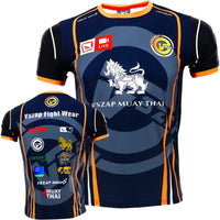 Load image into Gallery viewer, Thailand 2026 Rash Guard Shirt Muay Thai Training 3D Sport Quick-dry Breathable Men Plus-size shirt Street Fitness Boxing Jiu-jitsu Team Uniform Short-sleeve xxs-xxxL Please use Size Chart