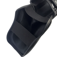 Load image into Gallery viewer, high quality black professional kids boxing training shin guard adults kickboxing MMA boxing Leg Ankle protection for Men Women Size S-XL