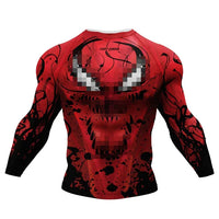 Load image into Gallery viewer, 2026 Men's  BJJ Gym Compression Tshirt Masculine Sublimation Long Sleeve Rashguard BJJ jiu jitsu Boxing Jersey Custom Size M-XL