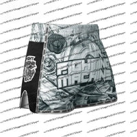 Load image into Gallery viewer, 2026 Trendy FLUORY Muay Thai shorts with mesh splicing, heavy-duty embroidery, tiger print, combat, fighting, gym boxing pants Size XS-XXXL Please use sizing chart