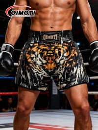 Load image into Gallery viewer, ONE Fitness Quick Dry Elastic Sports Shorts for Men Casual Martial Arts Boxing Wrestling Training Pants Size S-XL See Size Chart