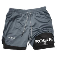 Load image into Gallery viewer, Rogue Gyms Men's Sports Shorts  Four Seasons Sportswear 2-in-1  Double Layer Tight Shorts  Sports Shorts