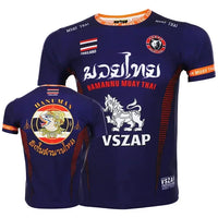 Load image into Gallery viewer, Thailand 2026 Rash Guard Shirt Muay Thai Training 3D Sport Quick-dry Breathable Men Plus-size shirt Street Fitness Boxing Jiu-jitsu Team Uniform Short-sleeve xxs-xxxL Please use Size Chart