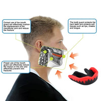 Load image into Gallery viewer, Boxing MMA Wrestling Mouth Guard, Combat Sports mouth guard, Slim Fit Design for Maximum Teeth Protection and Comfort