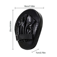 Load image into Gallery viewer, Curved Boxing Muay Thai Hand Target (one Pad Only, add 2 in your cart for a set) Training Thickened Earthquake-resistant Curved Baffle PU Leather 5-finger Hand Target