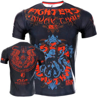 Load image into Gallery viewer, Thailand 2026 Rash Guard Shirt Muay Thai Training 3D Sport Quick-dry Breathable Men Plus-size shirt Street Fitness Boxing Jiu-jitsu Team Uniform Short-sleeve xxs-xxxL Please use Size Chart