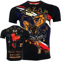 Load image into Gallery viewer, 2026 Brazilian Jiu-jitsu Rash Guard Men's Thailand MMA Compression 3D Shirt Top Boxing Training Muay Thai Size XS-6XL Please use size chart